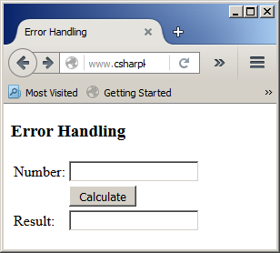 Error Handling