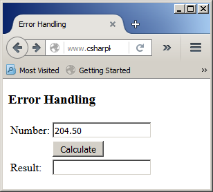 Error Handling