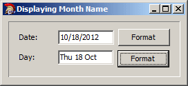 Date Format String