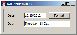 Date Formatting