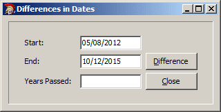 Subtracting Dates