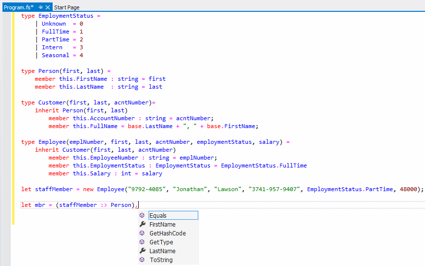 Up-Casting an Object