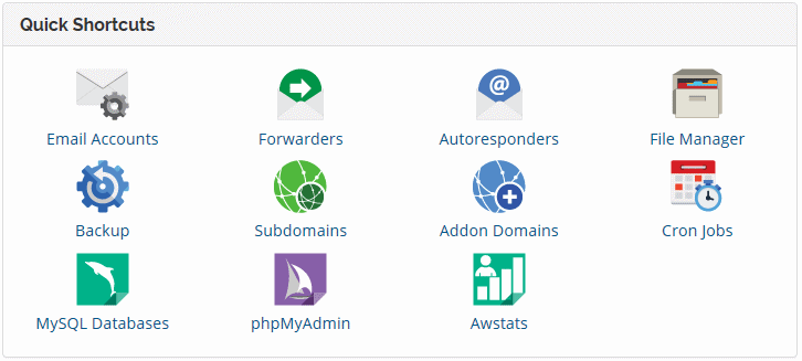 Accessing a Control Panel