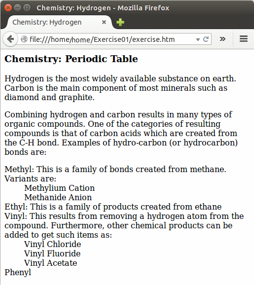 Defining Description Items