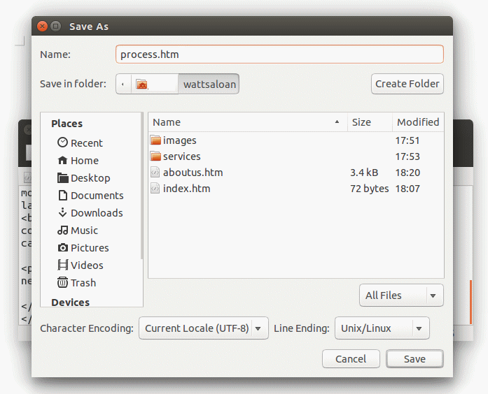 Creating a File
