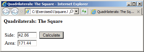 Geometry: The Square