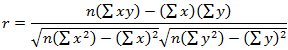 Linear Correlation Coefficient