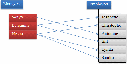 An employee who is a manager of other employees