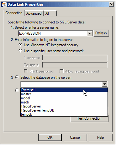 Data Link Properties