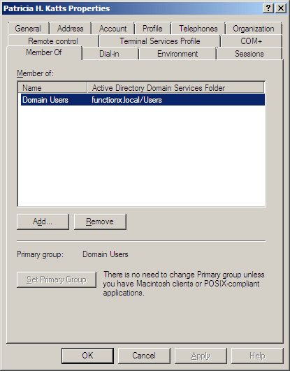 User Properties