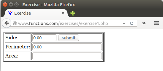 Submitting the Values of a Form