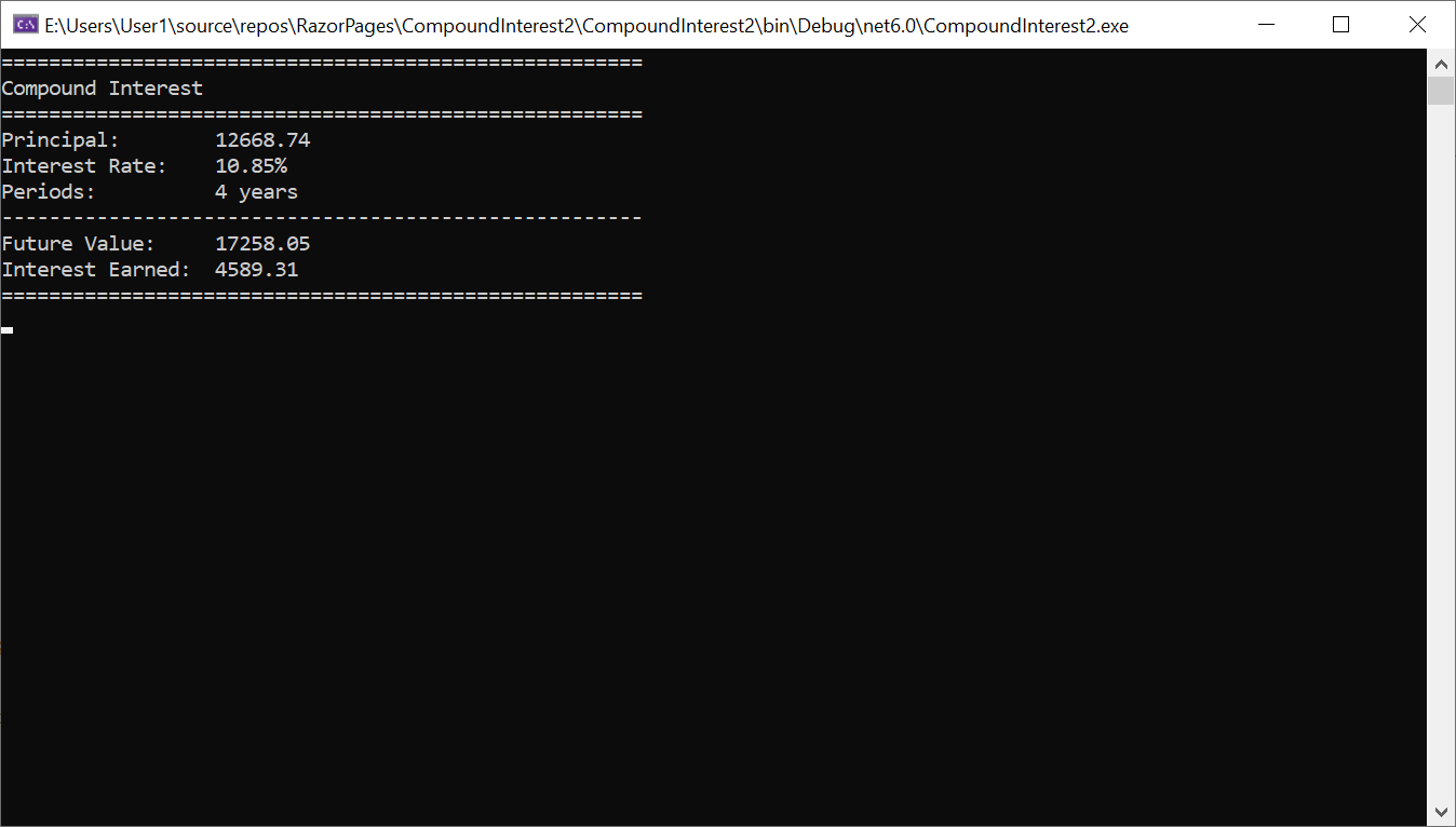 Compount Interest