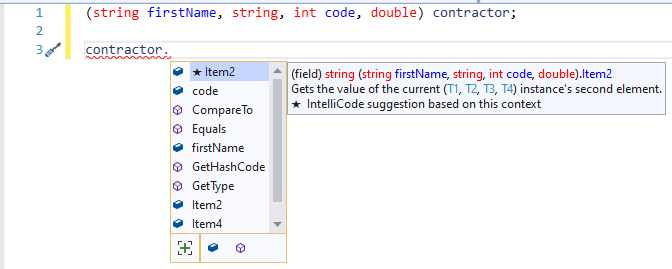 Accessing an Element of a Tuple
