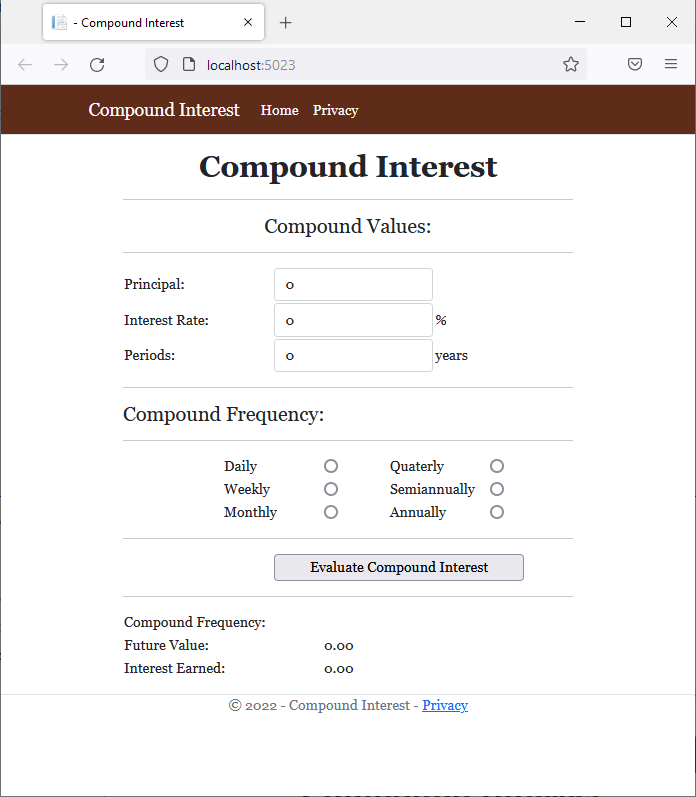 Compount Interest