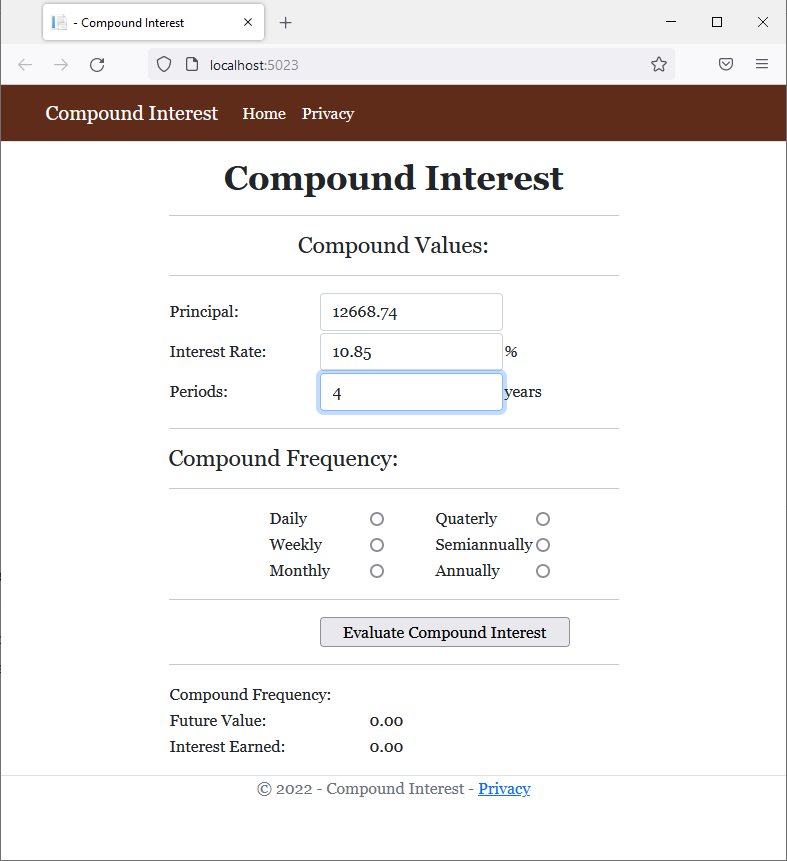 Compount Interest