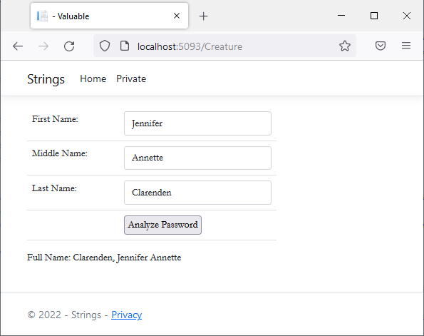 Concatenating Some Strings