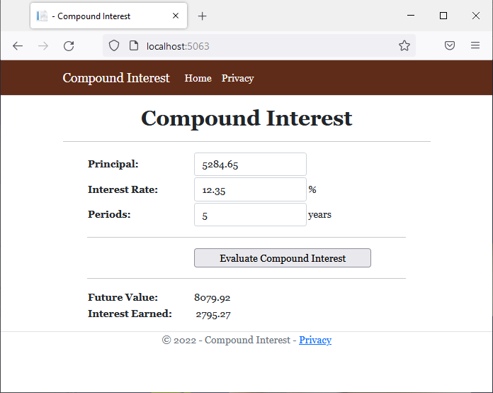Compount Interest