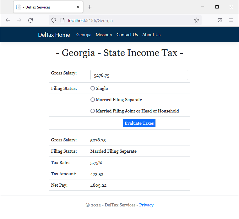 Techniques of Calculating Taxes