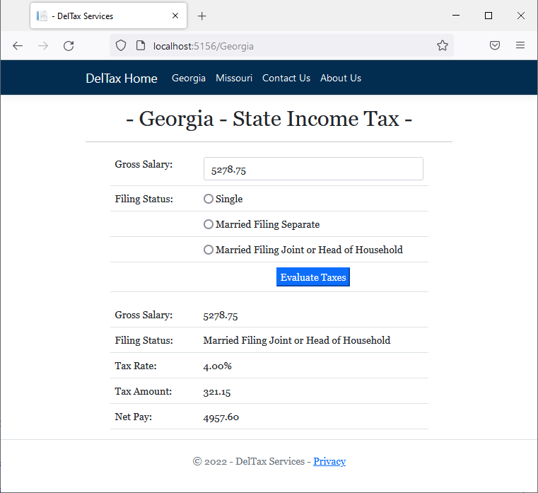 Techniques of Calculating Taxes