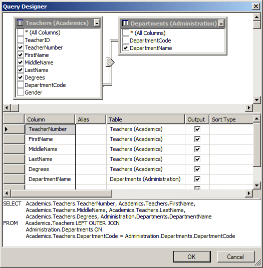 Creating a Right Outer Join