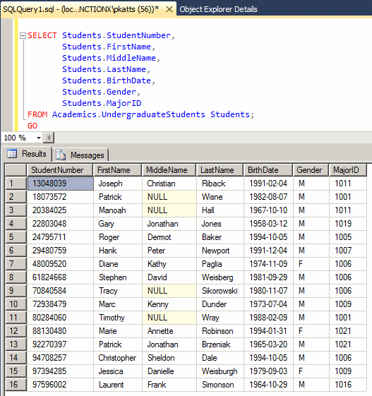Using a Shared Field to Join Tables