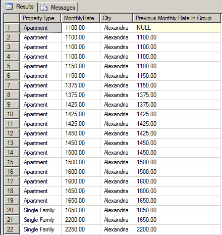 Getting the Previous Value of a Record