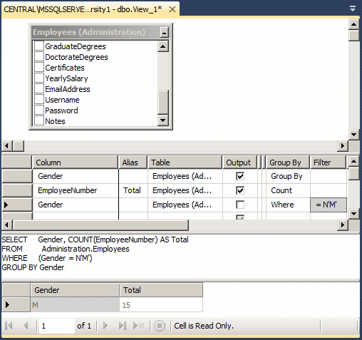 Applying a Condition to an Aggregate Query