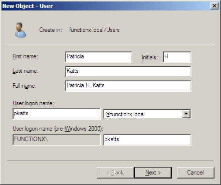 New User