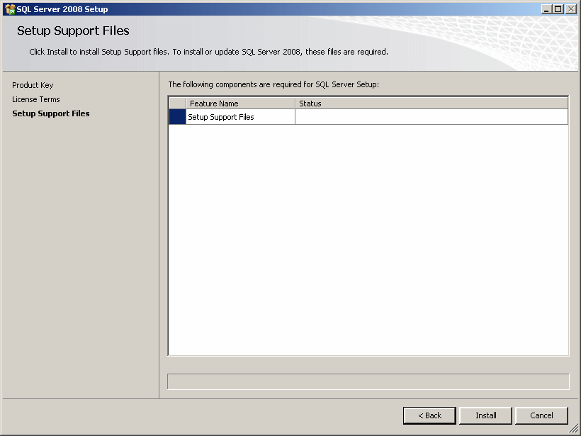 Microsoft SQL Server 2008 Setup