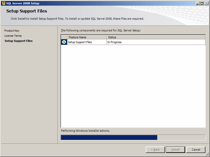 Microsoft SQL Server 2008 Setup