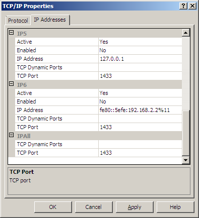 TCP IP Properties