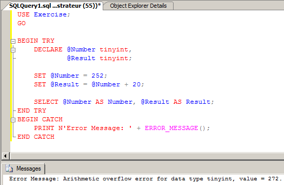 Error Message