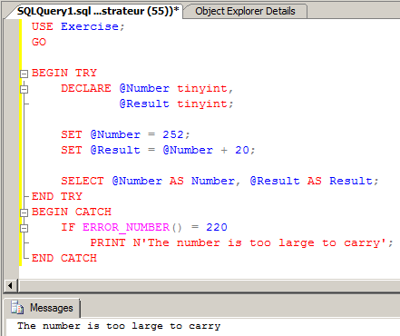 Error Number