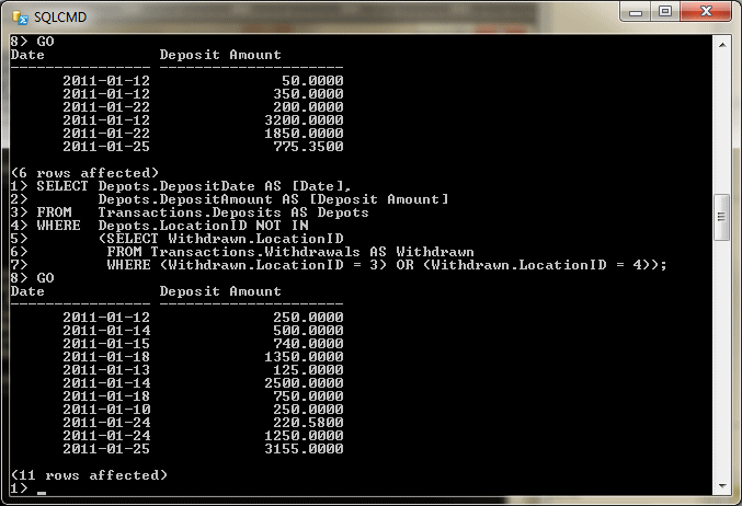 Subquery