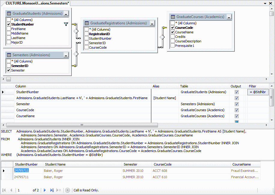 Parameterized Queries