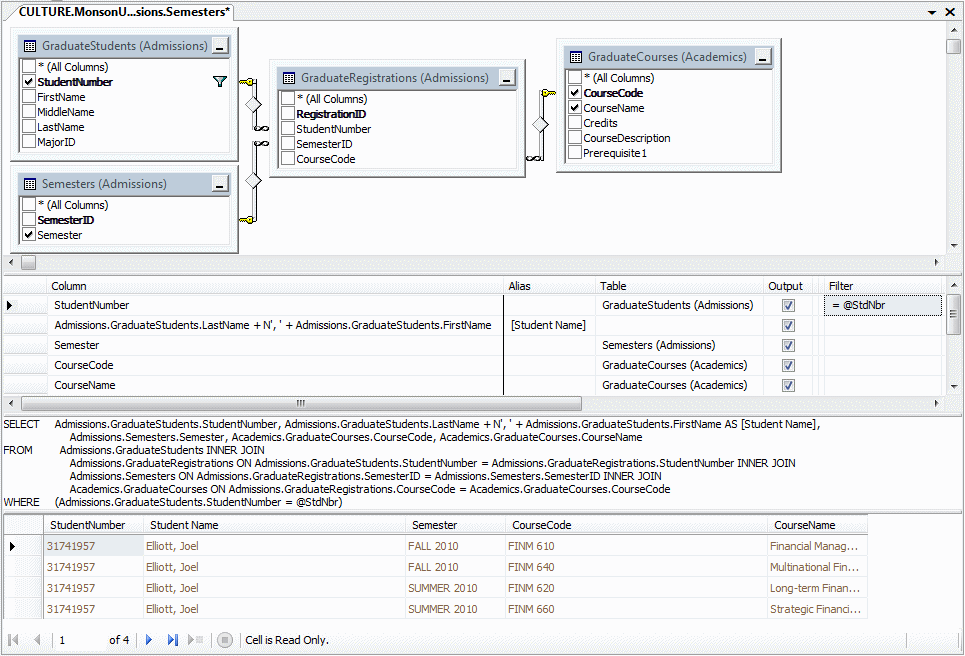 Parameterized Queries