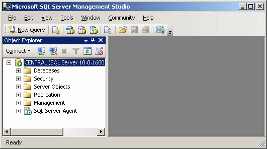 Microsoft SQL Server Management Studio