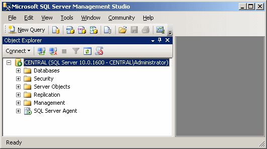 Microsoft SQL Server Management Studio