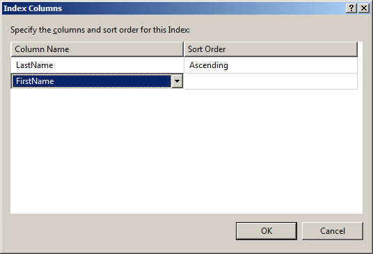 Index Columns