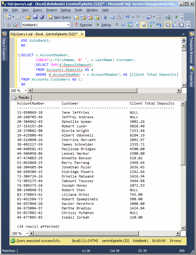 Introducing Subqueries