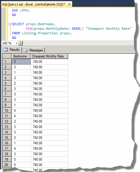 Selecting Ordered Records Over