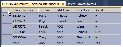 Selecting all records of a table