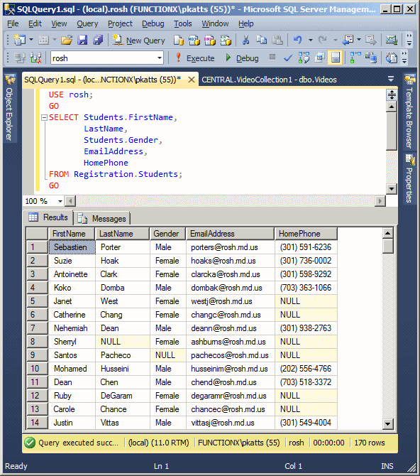 A SELECT Query