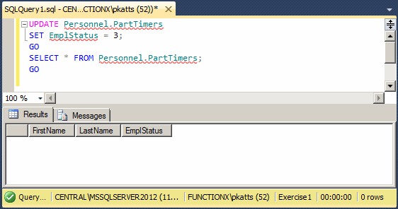 Updating Records Using a View