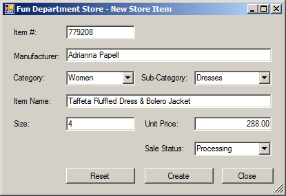 Department Store - New Item