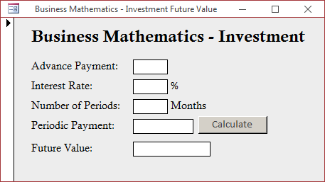 Calculating the Future Amount to Invest