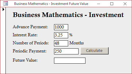 Calculating the Future Amount to Invest