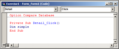 Declaring a Variable