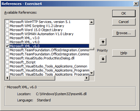 Microsoft XML Core services