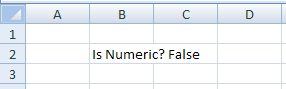 Is Numeric